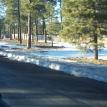 Snow in Flagstaff, AZ